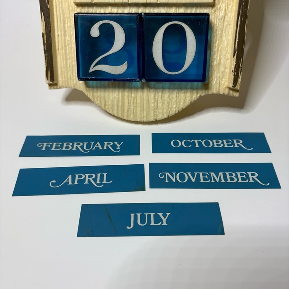 Pearl Brewing Co Country Club Malt Liquor Plastic Hanging Promo Calendar Vintage - Picture 4 of 9